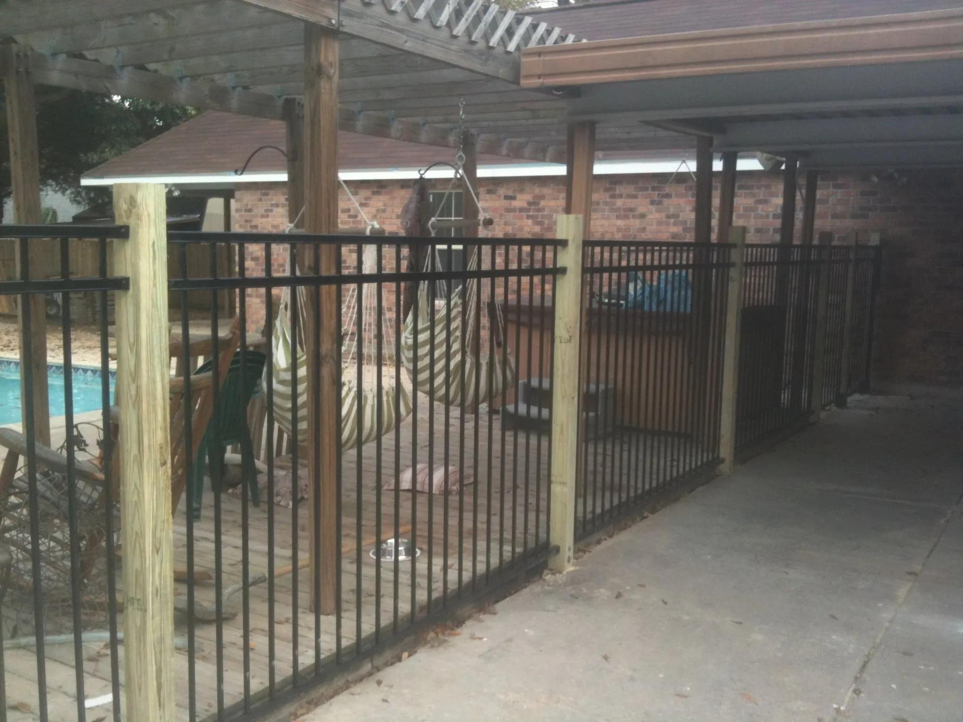 Trademark TeeBro Fence installation on customer property