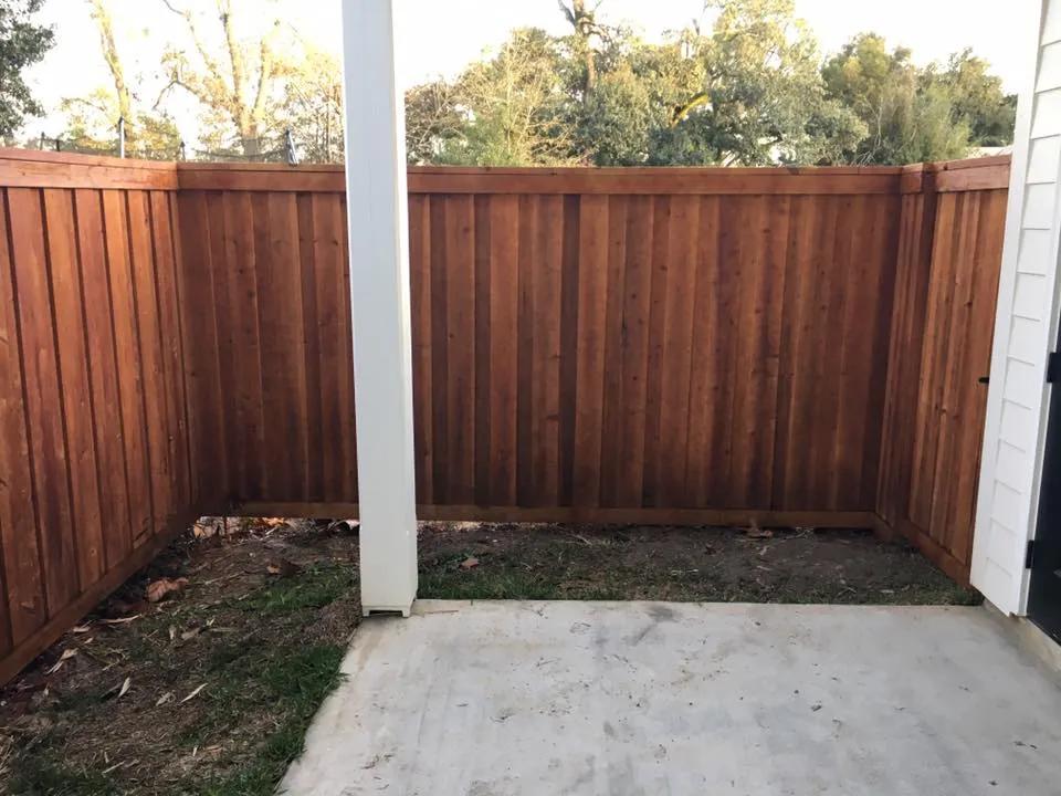 Trademark TeeBro Fence installation on customer property